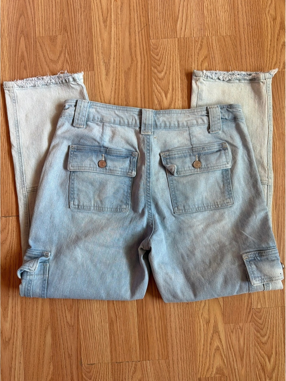 Kan Can Cargo Jeans light wash Size 28 - Picture 2 of 4